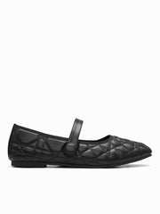 QUILTED MARY JANE FLATS