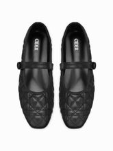 QUILTED MARY JANE FLATS