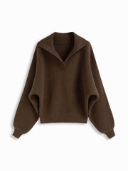 Polo Solid Long Sleeve Sweater