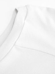 Jam Graphic Round Neckline Curved Hem Long Sleeve Tee