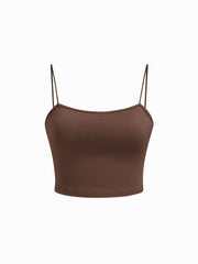Mesh Leopard Boat Neck Long Sleeve See-through Top With Cami Top