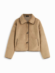 Flannel Collared Duffle Jacket
