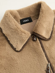 Flannel Collared Duffle Jacket