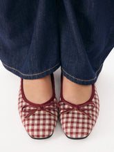 BOWKNOT GINGHAM MARY JANES
