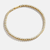 Amalie Tennis Bracelet - Round Bezel