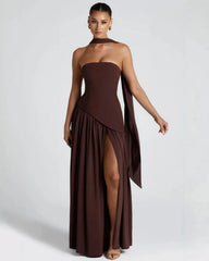 Isadora™ | Chic Slit Maxi Dress