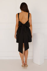 Daydreaming In Paris Mini Dress Black