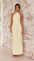 Malia Pleated Maxi Dress