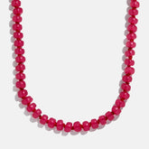 Bead-azzled Kids Necklace - Hot Pink