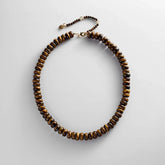 Joyce Semi-Precious Beaded Necklace - Tiger's Eye