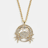 Andrea Zodiac Necklace - Cancer