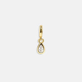 Birthstone Cluster Charm - Crystal