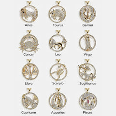 Andrea Zodiac Necklace - Leo
