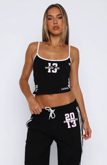 All Star Season Singlet Black