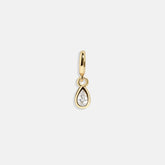 Birthstone Cluster Charm - Crystal