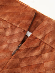 Brown Striped Detail Pants