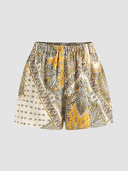 Boho Paisley Shorts