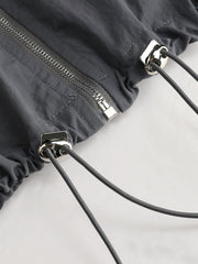 Zip Through Color Block Windbreaker