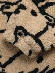All Over Print Faux Fur Jacket Curve & Plus