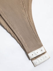 Solid Square Neck Bodysuit