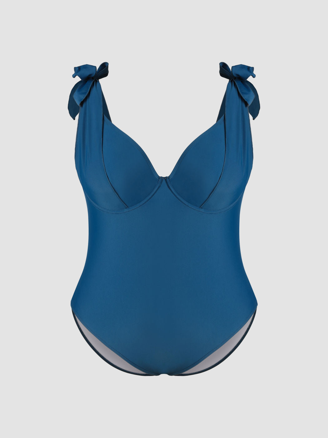 Knotted Underwire One Piece Swimsuit Curve & Plus