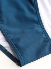 Knotted Underwire One Piece Swimsuit Curve & Plus