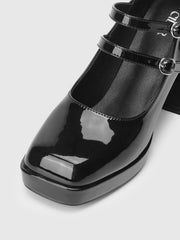 Chunky Heeled Mary Jane Shoes