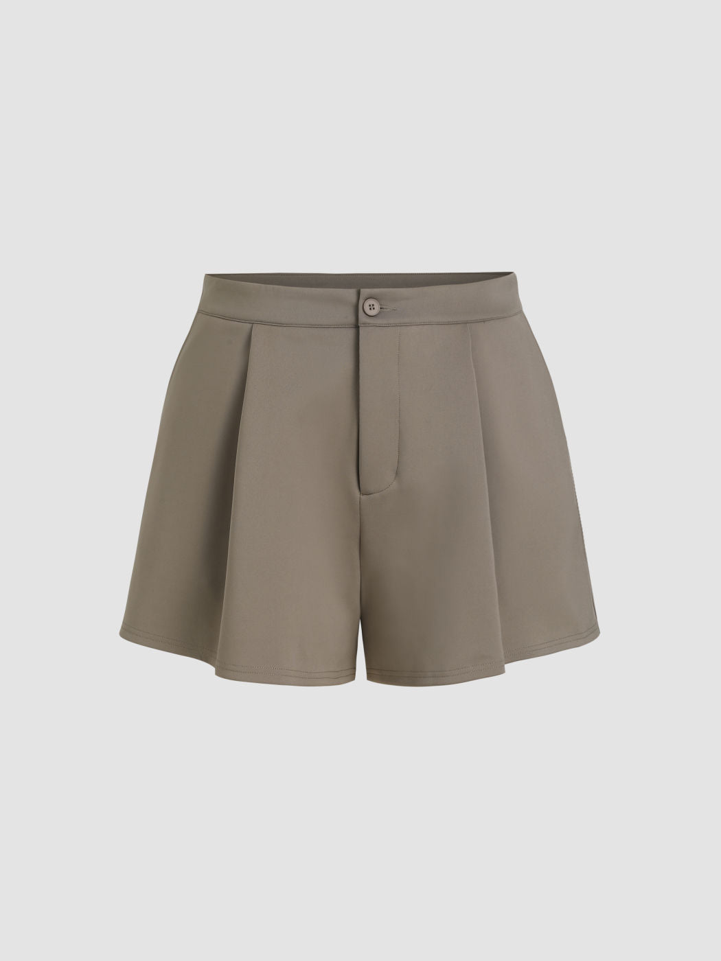 Wide Leg Pleated Pocket Shorts Curve & Plus