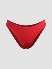 Solid Cheeky Bikini Bottom