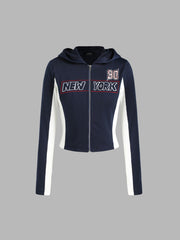 New York 90 Zipper Hoodie