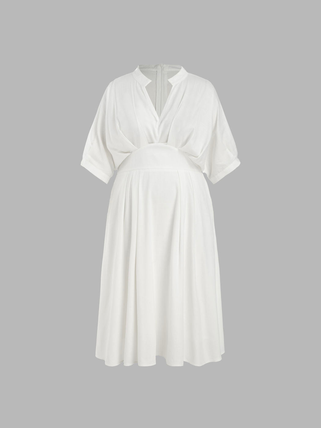 V-neck Ruched Ruffle Maxi Dress Curve & Plus