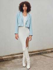Cropped Tailored Blazer