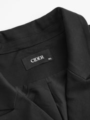 Notched Collar Pocket Blazer Curve & Plus