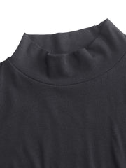 Solid Turtleneck Bodysuit Curve & Plus