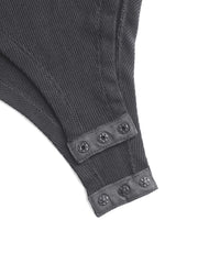 Solid Turtleneck Bodysuit Curve & Plus