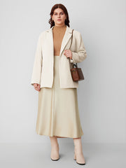 Blazer With Belt Curve & Plus