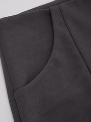 Jersey Low Rise Pocket Flared Trousers