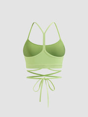 CIDERAIRY™ Square Neck Knotted Cami Top With Removable Padding