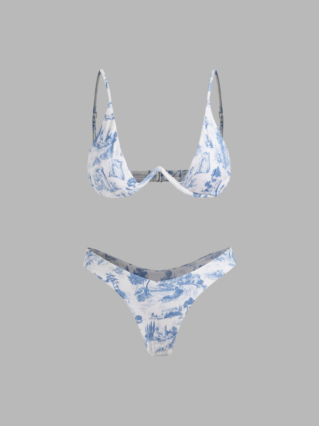 Sea Underwire Bikini Set