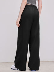 Cargo Knotted Pocket Wide Leg Trousers