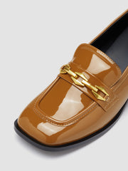 BUCKLE HEELED LOAFERS