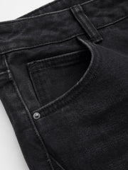 Cider Denim Mid Rise Solid Wide Leg Jeans