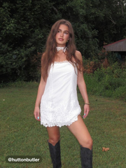 100% Cotton Halter Neckline Solid Embroidery Trim Mini Dress With Solid Shorts