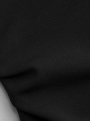 Boat Neck Solid Ruched Maxi Dress