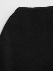 Knit Asymmetrical Neck Solid Ruched Long Sleeve Top & Sequin Mid Waist Mini Skirt