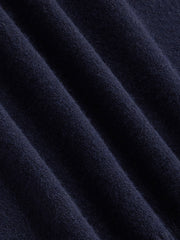 Knit Round Neckline Bear Contrasting Binding Vest Curve & Plus