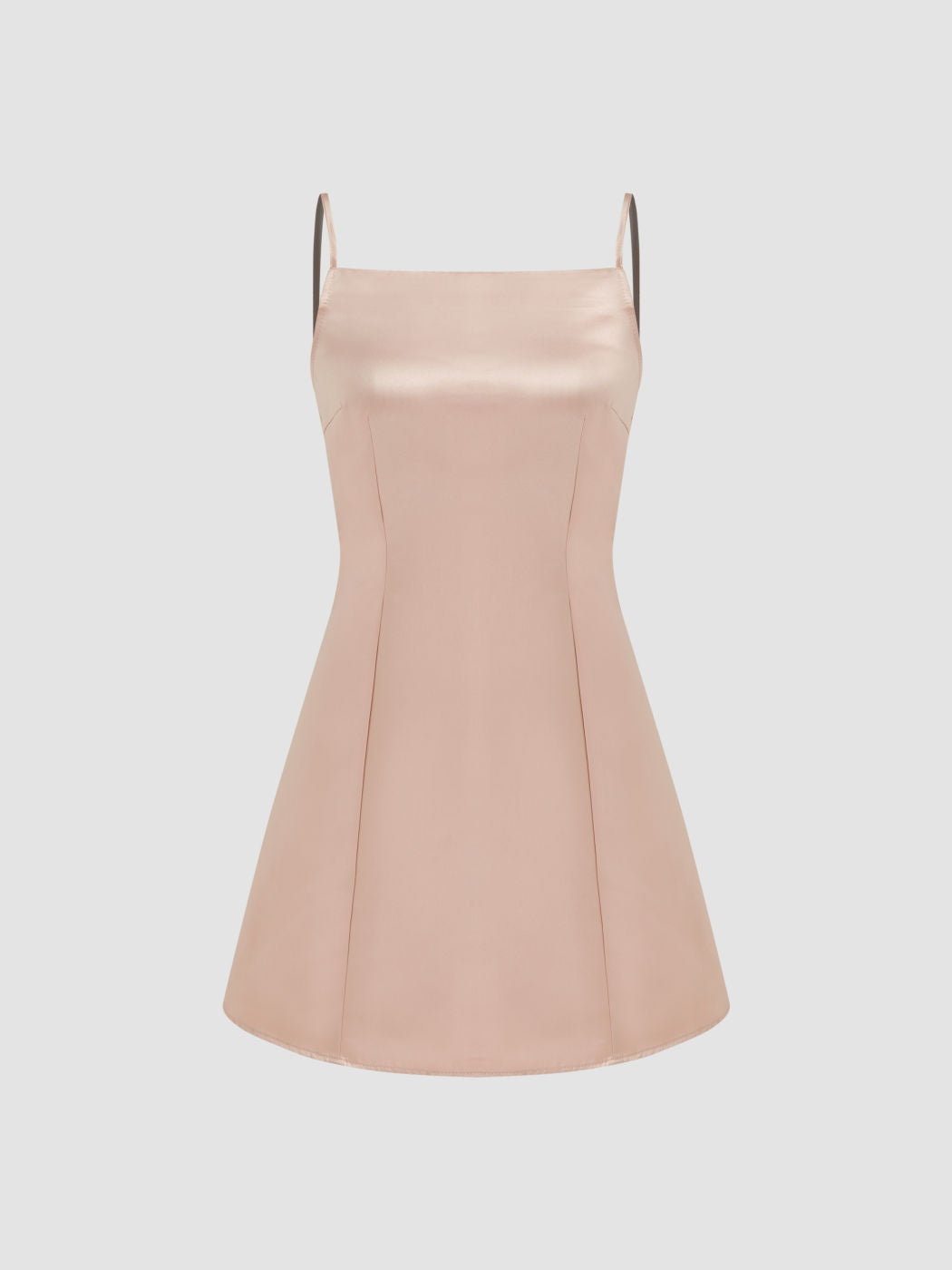 Zipper Cami Mini Dress