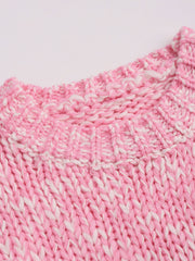 Round Neckline Oversized Sweater