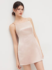 Zipper Cami Mini Dress
