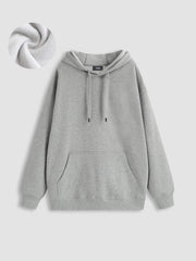 Minimalist Oversized Cotton-blend Fleece Hoodie